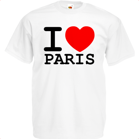 Koszulka I Love PARIS