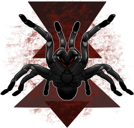 Nadruk Tarantula Threat Posture -  - Black - Przód