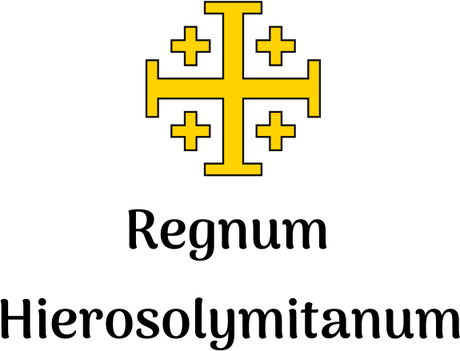 Nadruk z Krzyżem Jerozolimskim - Przód