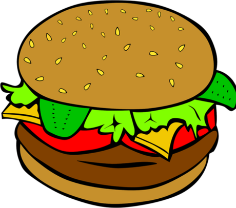 Nadruk Kopia cheeseburger - Przód