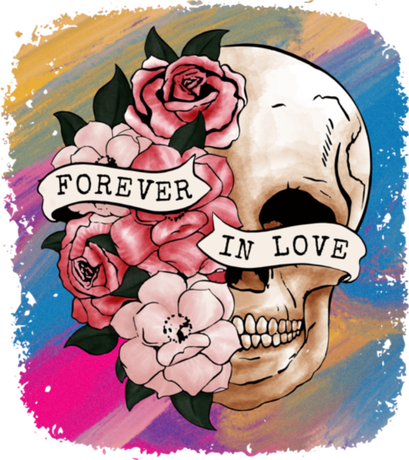 Nadruk Walentynki Dzień zakochanych Forever in love - Przód