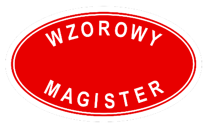 Nadruk Wzorowy magister - prezent dla magistra - Przód