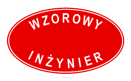 Nadruk Wzorowy inżynier - prezent dla inżyniera - Przód