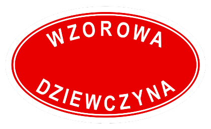 Nadruk Wzorowa dziewczyna - Przód