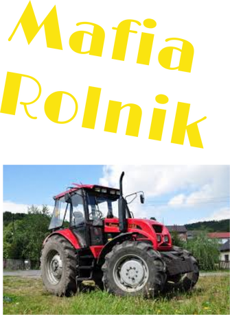 Nadruk damska Mafia Rolnik - Przód