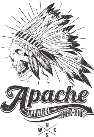 Nadruk Apache - Przód