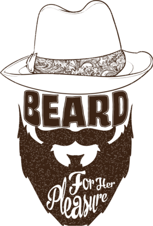 Nadruk Beard - Przód