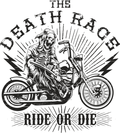 Nadruk Death race - Przód