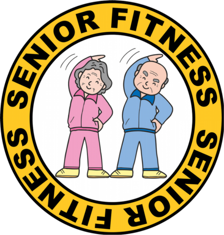 Nadruk dla seniorów - Senior fitness - Przód