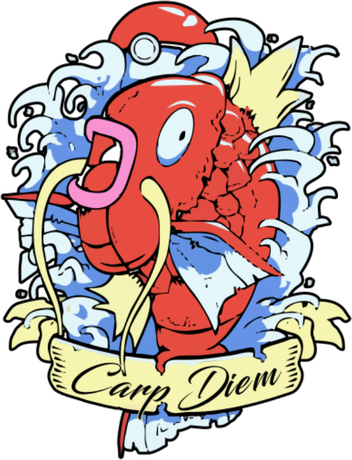 Nadruk Carp Diem damska 2 - Przód