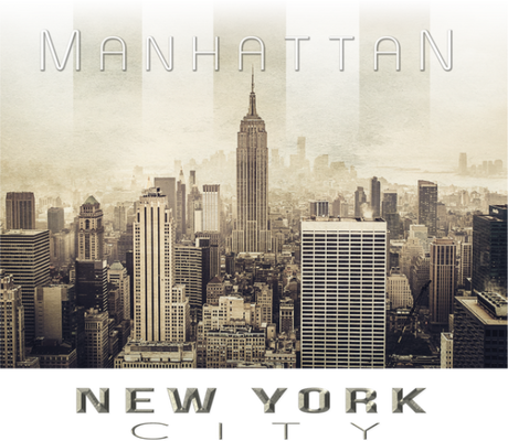 Nadruk Manhattan - Przód