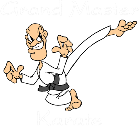 Nadruk Karate Grand Master - Przód