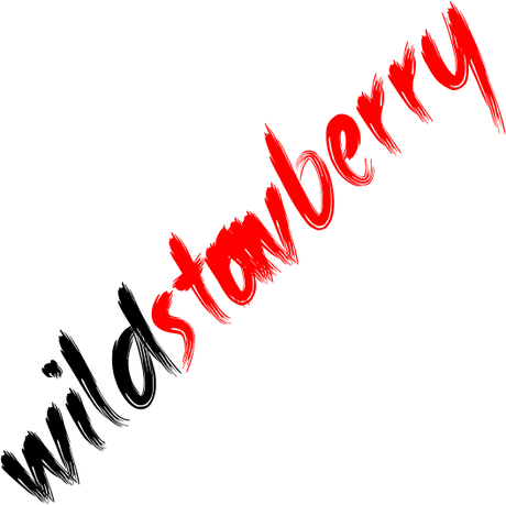 Nadruk wild strawberry - wlepka - Przód