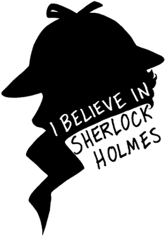Nadruk I Belive in Sherlock Holmes - Przód