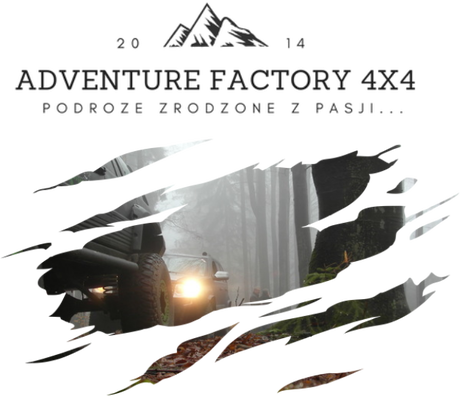 Nadruk Adventure Factory 4x4- podróże zrodzone z pasji.... - Tył
