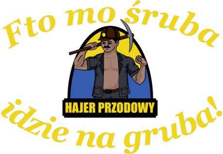 Nadruk hajer - fto mo śruba idzie na gruba! - Przód