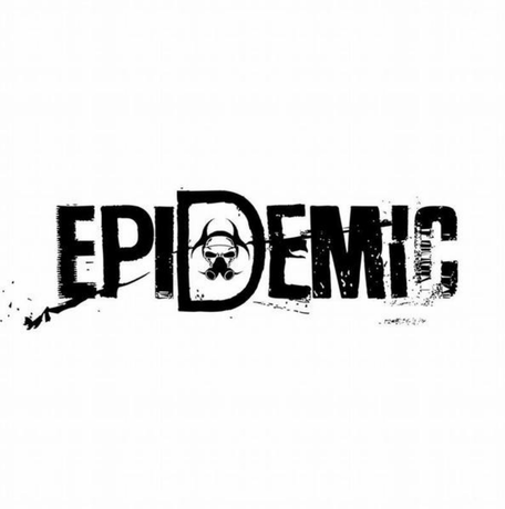 Nadruk Epidemic Przypinka - Przód