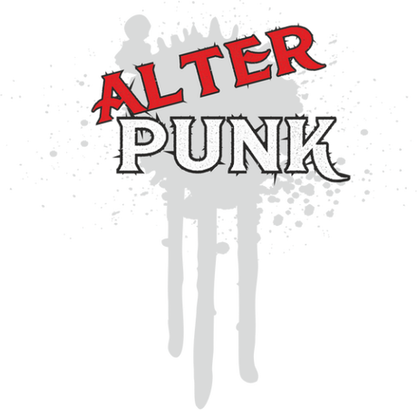 Nadruk Alter Punk logo loszulka meska czarna - Przód