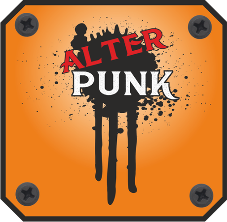 Nadruk Alter Punk logo loszulka meska - Przód