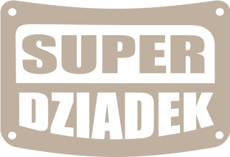 Nadruk Super Dziadek - Przód
