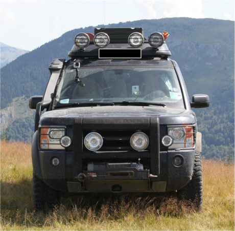 Nadruk LAND ROVER - Przód