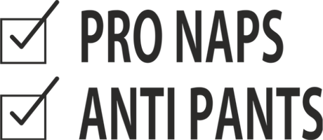 Nadruk pro naps anti pants - Przód