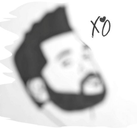 Nadruk The Weeknd- XO (wzór 1; uniwersalna) - Przód