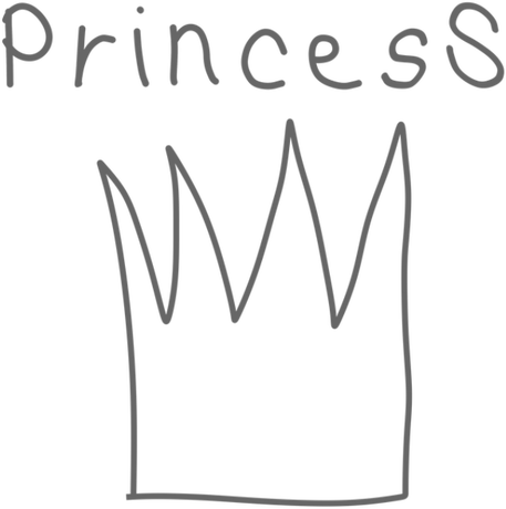 Nadruk Princess - Przód