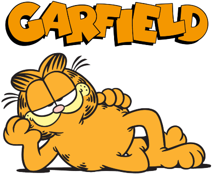 Nadruk garfield - Przód