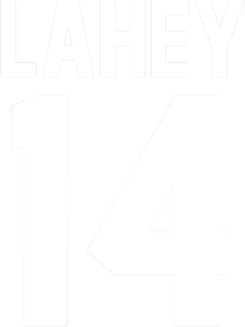 Nadruk Lahey Lacrosse Number - Przód