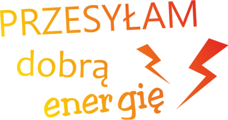 Nadruk Przesyłam dobrą energię - Przód