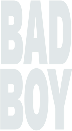 Nadruk Bad Boy - Przód