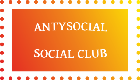 Nadruk antysocial social club - Przód