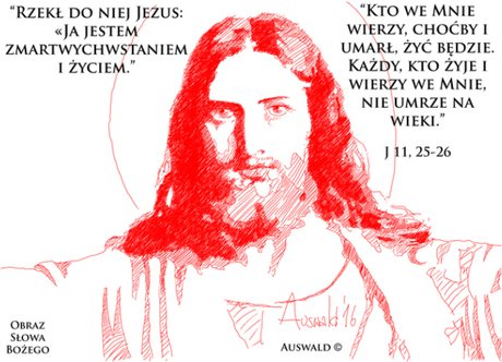 Nadruk Jezus - Przód