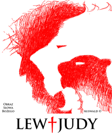 Nadruk Lew Judy -  termiczny - Przód