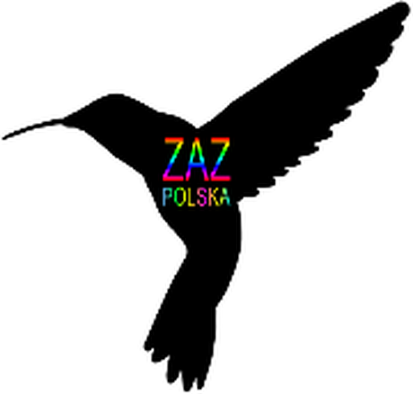 Nadruk ZAZ POLSKA logo kolor DAMSKA - Tył