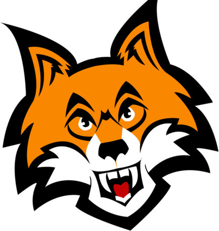 Nadruk Foxy  retro - Przód