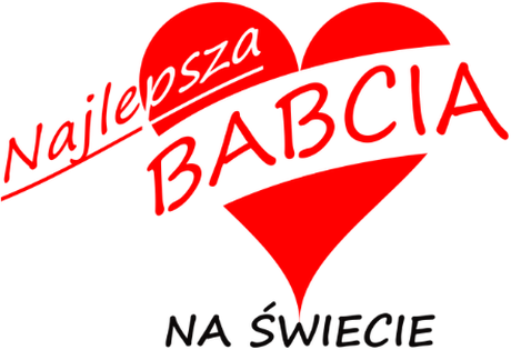 Nadruk Najlepsza Babcia na świecie - Przód