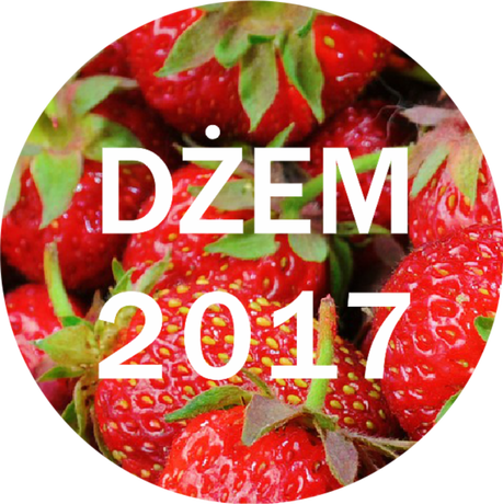 Nadruk dżem truskawkowy 2017 - Przód