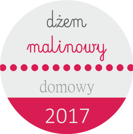 Nadruk dżem malinowy 2017 - Przód