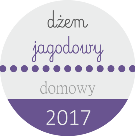 Nadruk dżem jagodowy - Przód