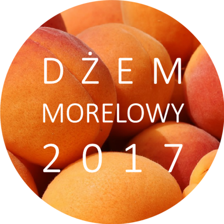 Nadruk dżem morelowy2017 - Przód