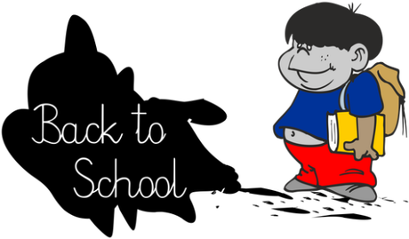 Nadruk Back to school - Przód