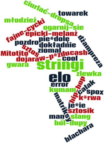 Nadruk Slang miejski - kompilacja - Przód