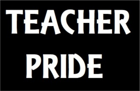 Nadruk teacher pride - Przód