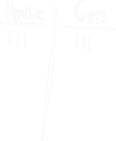 Nadruk House vs God - Przód