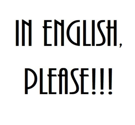 Nadruk In English, please!!! - Przód