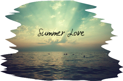 Nadruk Summer Love. - Przód