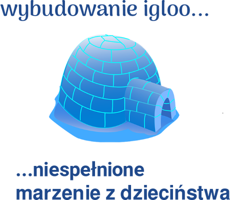 Nadruk igloo-moje marzenie - Przód