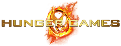Nadruk Hunger Games Logo - Przód